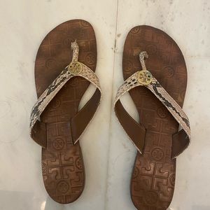 Tory Burch flip flops size 11